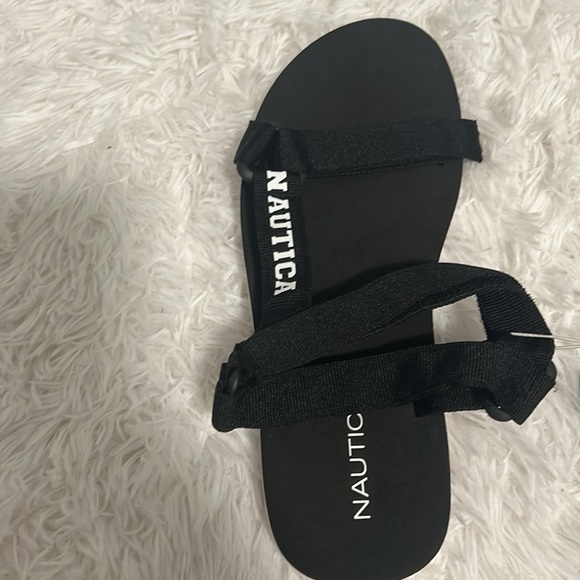 Náutica black beach summer vibes flap brand new size 10 very comfortable - Picture 2 of 3